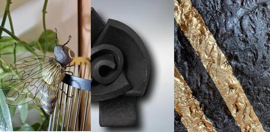 Самосъхнеща глина DAS Mineral Black, 400 г, черна